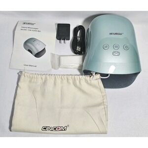 CINCOM Hand Massager Cordless Heat Compression 3 Levels 3 Modes 2 Heat